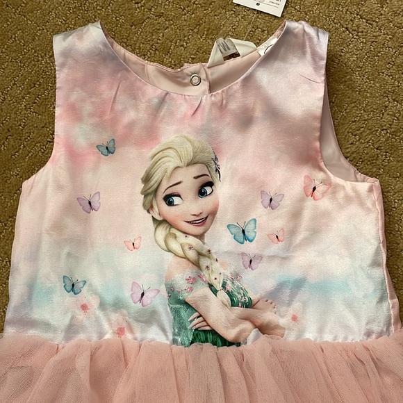 🆕 Disney Frozen Spring Elsa Party Dress Size 6/7 and 7/8 - Picture 4 of 8